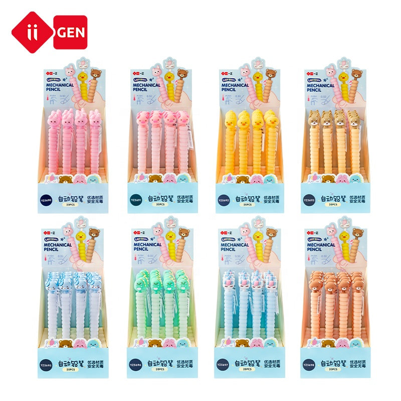 IIGEN Mechanical Pencil with Animal  Color Pencil with for Students School kawaii pen