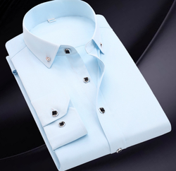 Men's Shirts Manufacturer Custom Made Wholesale Business Shirts  For Men Long Sleeve Custom White Latest Dress Shirt