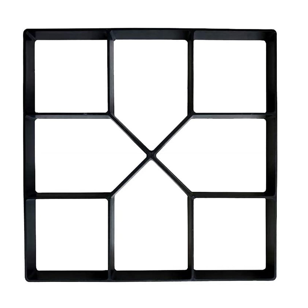 15.7"x15.7"x1.57" Garden Pavement Mold Concrete Forms Paving Molds Reusable Stamped Stepping Stone Lawn Patio Yard DIY Walkway