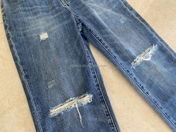 Factory Wholesale Designer custom High waist ladies female denim good quality women's Fashion stretchy Breathable jeans