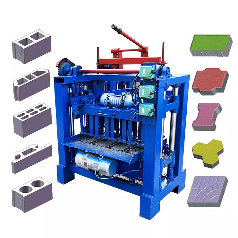 china semi automatic small aac paver solid concrete block making machine manufacturer