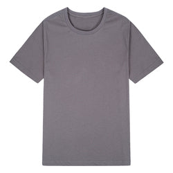 HIC Custom 170G 100% Cotton Printing Logo Tee Shirts Blank Embroidery Unisex Anti-wrin Base Layer Fitness T Shirts