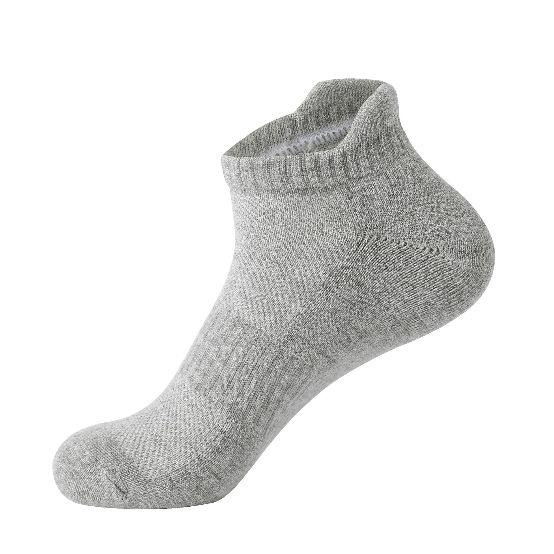 Breathable Black White Athletic Running Socks Custom Cotton Men Women Short Sport Sport Ankle Socks