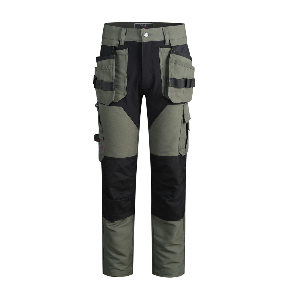 High quality OEM 100% polyester/cotton straight tactical uniform safety trousers muti-pocket men cargo work pants