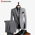 Wholesale Factory Men's Suits 3 pieces Coat Pant Men Suit Set slim fit business suits for men