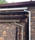 Aluminium Rain Gutter And Downspouts Rain Water Collectors Metal Steel Roof Drainage System Multi Colors Available