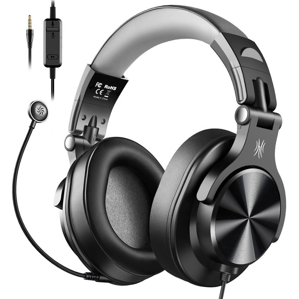 Oneodio A71D Computer Gaming Headset With Detachable Microphone Wired Over Ear Call Center Headphones For PC Skype Office Gamer