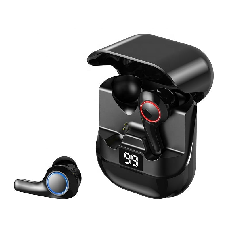 Private model PT08 smart touch wireless headset, waterproof HIFI sound in-ear painless BT earphone, low-latency gaming headphone