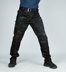 Men's Tactical Pants IX7 Water Resistant Cargo Pants Lightweight Hiking Work Pants
