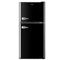 BCD-142UM Top Freezer Double Door Automatic Deforsting Retro Refrigerator Fridge For Home