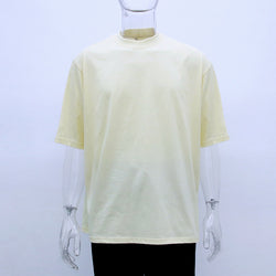 mens blank cotton tshirt loose drop shoulder design logo oversized custom t shirts