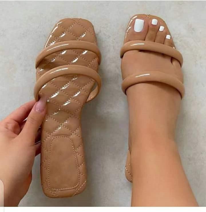 beach slipper beautiful lady jelly sandals diamond sandals womens slides ladies flat shoes