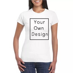 2023 Best Selling Custom Logo Printing 100% Cotton Blank White T Shirt Women