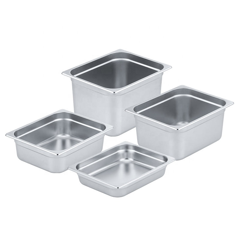 GN Pan 1/2 size  stainless steel container 201 food display tray food service equipment for restaurant