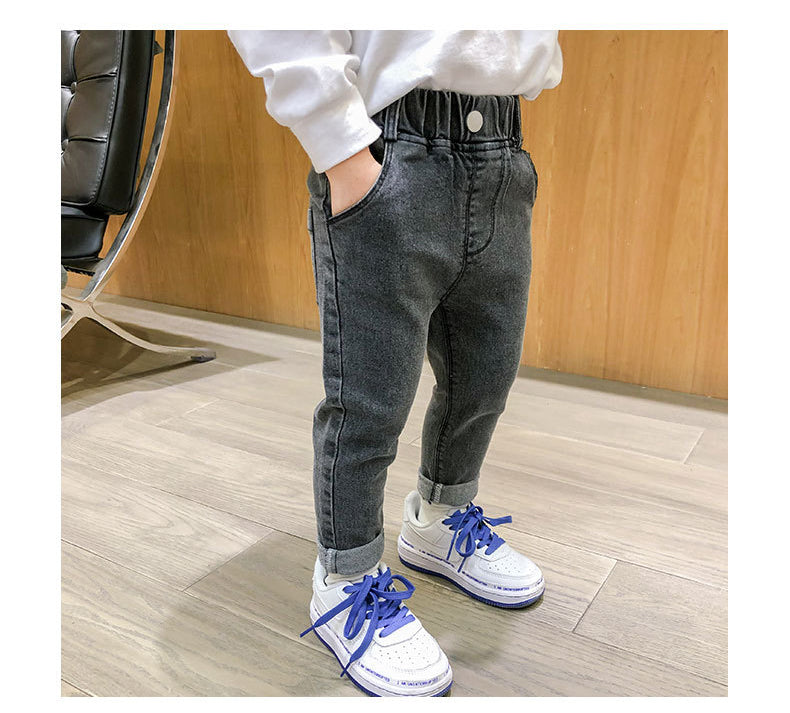 Little Trendsetters: Small Foot Casual Denim Pants for 1-6 Years Old Children's Wear