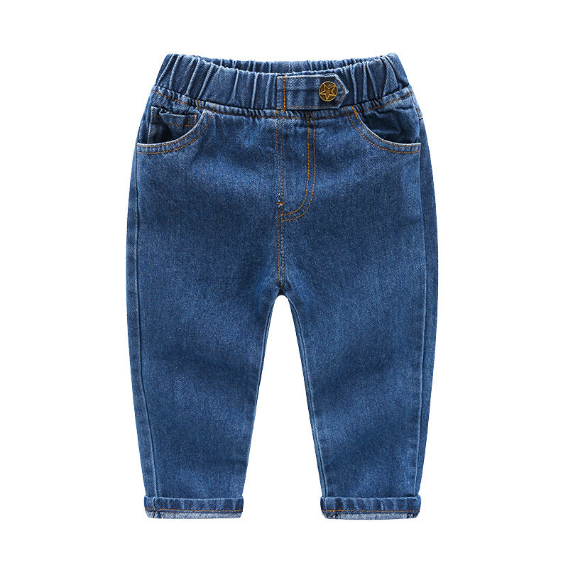 Simple Fashion Baby Boys pants jeans Cotton Jeans for Spring Children's Denim Trousers Kids Pants