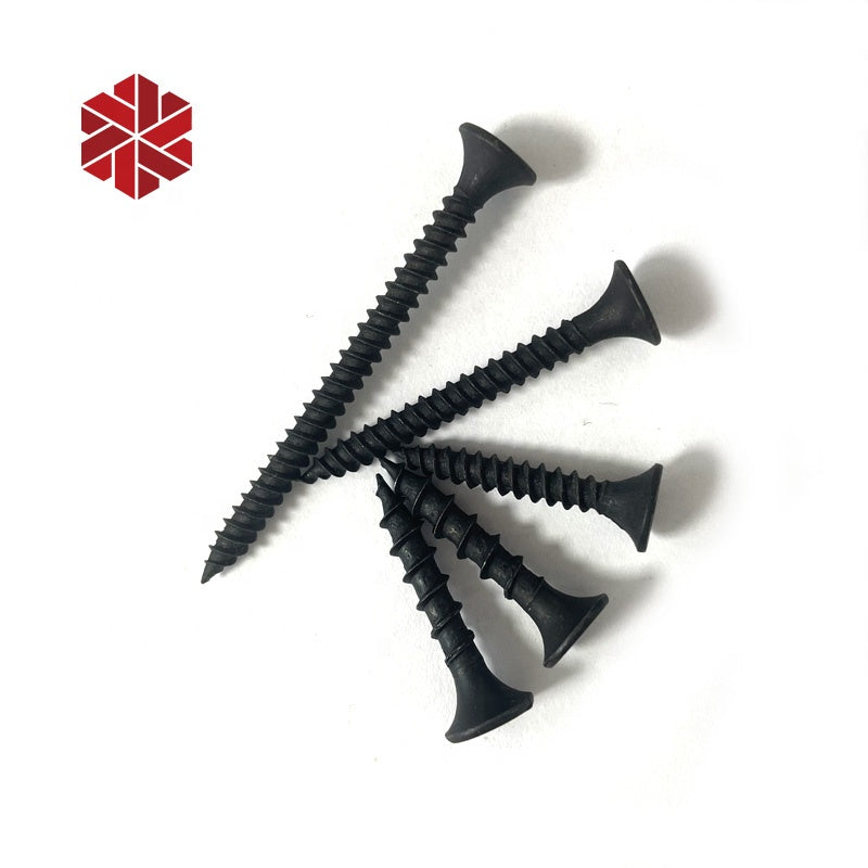 Coarse Thread Black Phosphated Drywall Screw M3.5*25mm 35mm 45mm and 55mm Bugle Head Fine Thread Self-Tapping Wood Screw Drywall