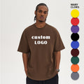 High Quality 100% Cotton Blank Men'S T-Shirts Heavyweight Printing Custom T Shirt
