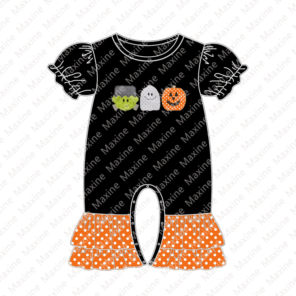 2023 Halloween kids clothing Fall Short Sleeves shirt & pants sets Baby Boy Clothes