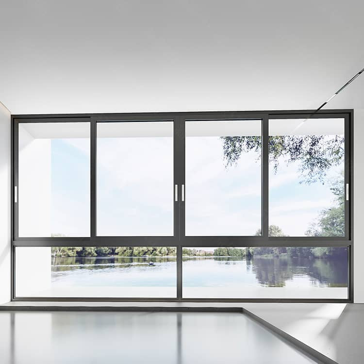 Wholesalers Cheap Price Office Sliding Glass Window Aluminium Double Glazed Windows And Doors