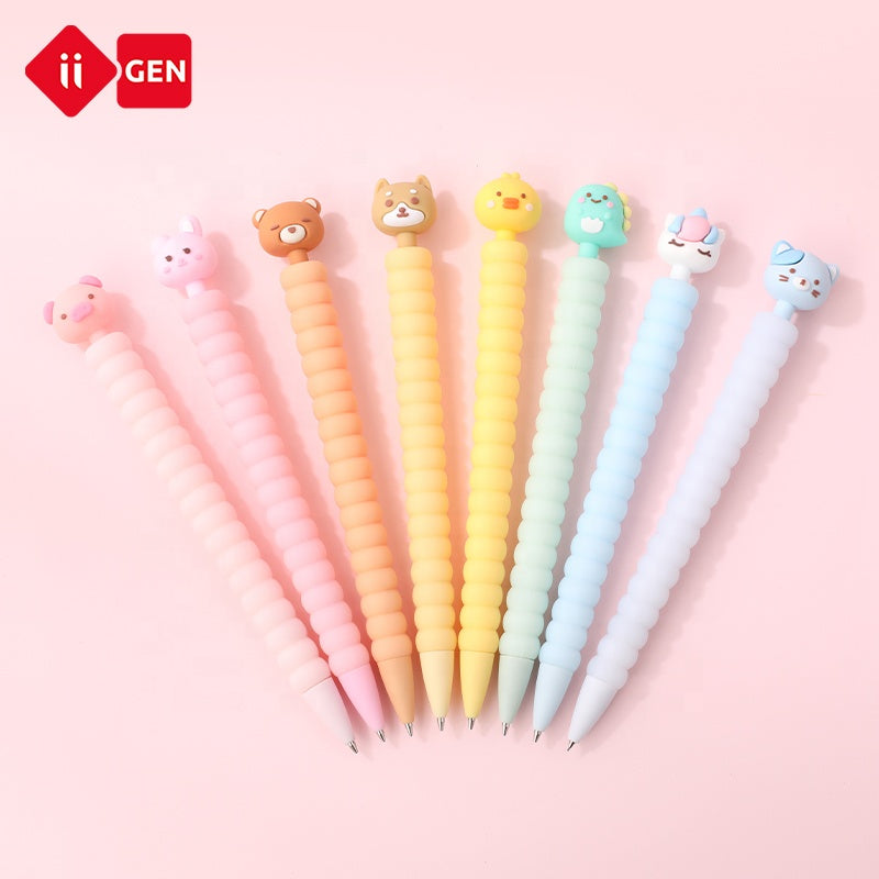 IIGEN Mechanical Pencil with Animal  Color Pencil with for Students School kawaii pen
