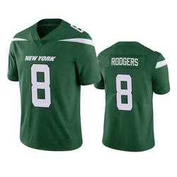 New Player Wholesale Cheap Stitched American Football Jersey New York 8 Aaron Rodgers