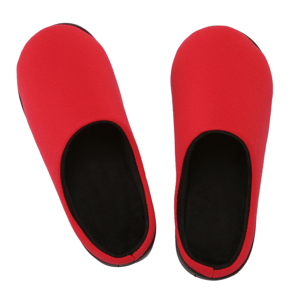 high quality memory foam two tone coral fleece lined clog scuff house shoes indoor outdoor winter shoes women men slippers