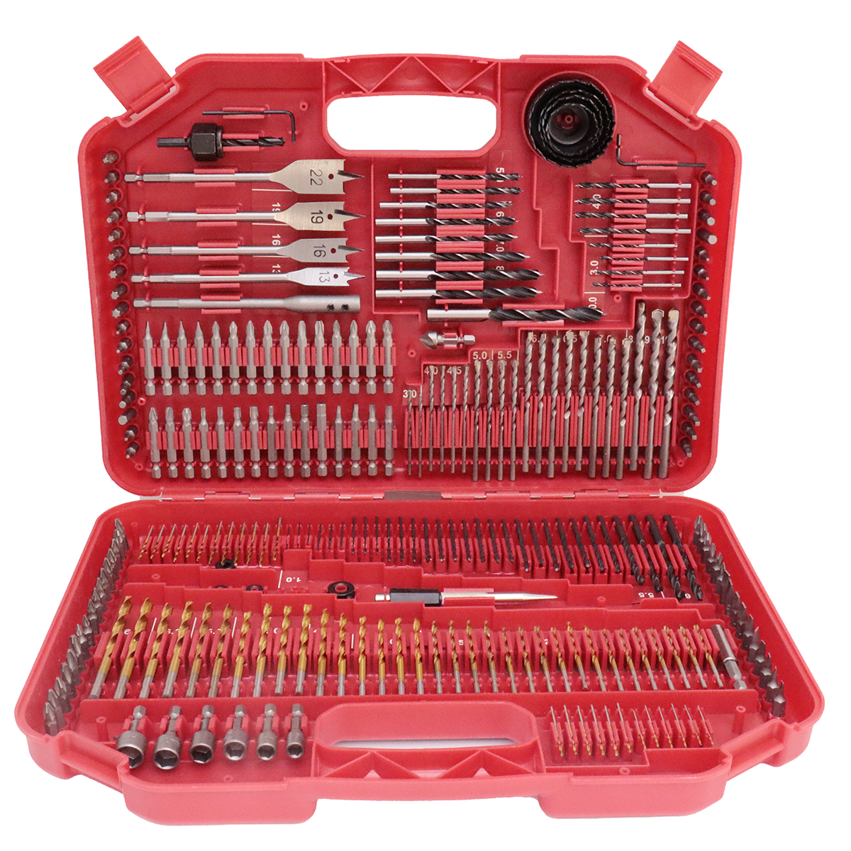 Drill Bit Set COMOWARE 246Pcs  for wood metal and concrete power tools kit electric drill hand tool box powerful repair parts