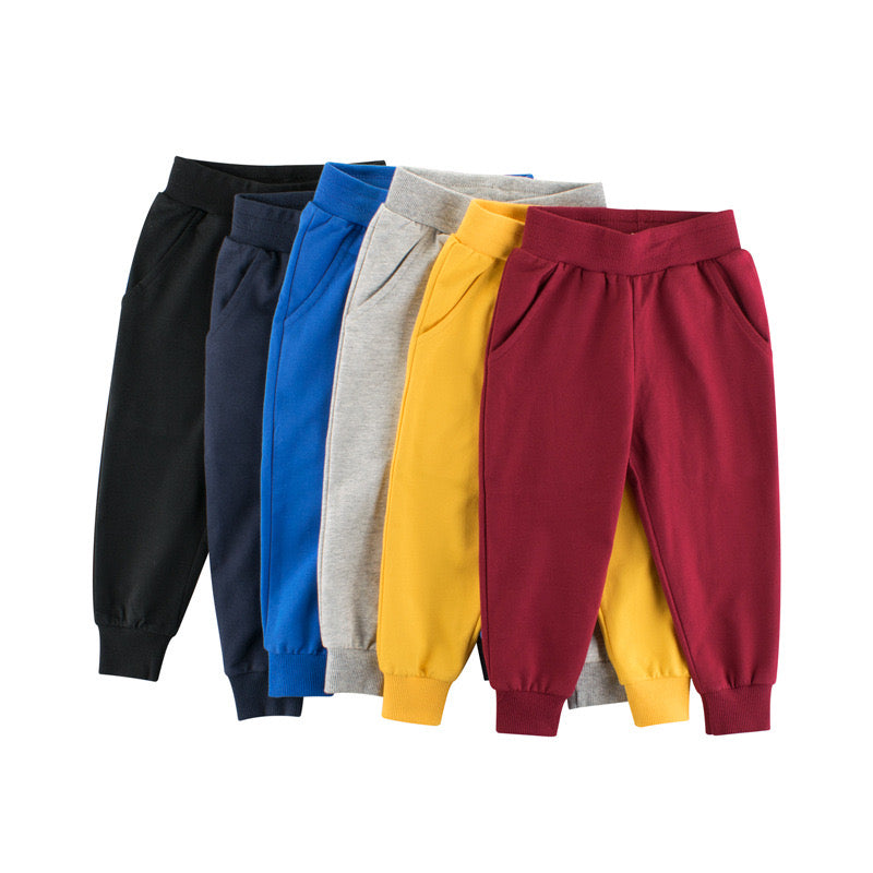 Modern Custom Kids Trousers Breathable Sports Casual Boys Fleece Long Pants