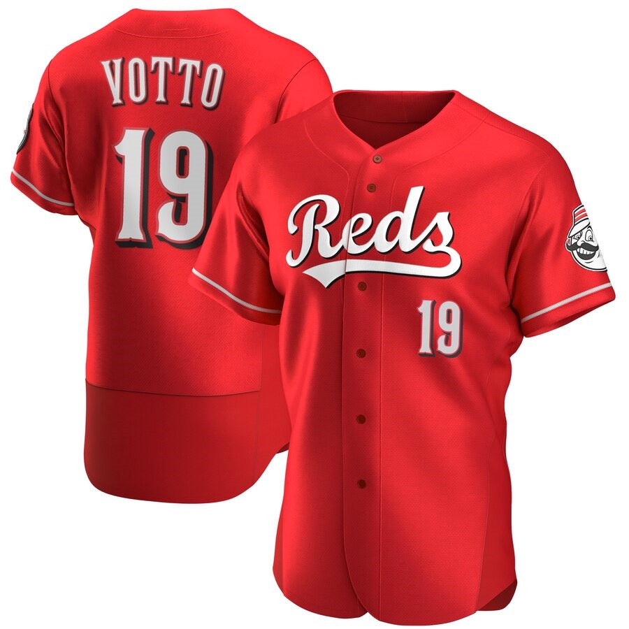 Wholesale 2022 New Hot Sale Stitched Baseball Jersey Cincinnati Red #7 Eugenio Suarez #9 Moustakas Top Embroidery Sport Jersey