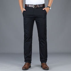 OEM Streetstyle Wholesale Blank Office Khaki Mens Golf Pants Black Cotton Spandex Chino Casual Men Golf Trousers