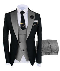 2022 Slim fit groom wedding business tuxedo formal gentleman 3 pieces blazer designs for set men suits