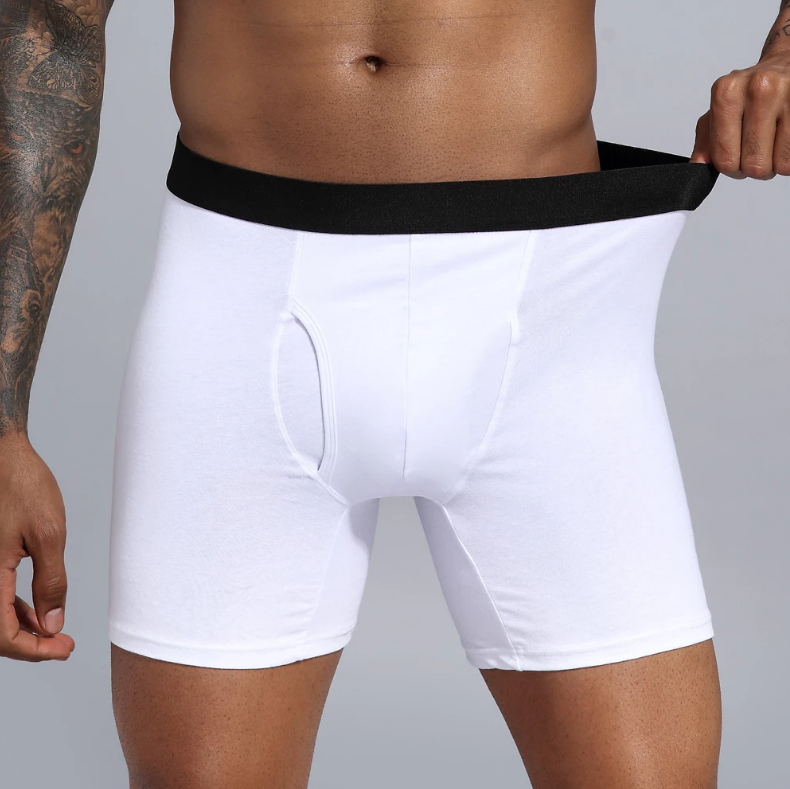 Men Panties Men's Long Leg Boxer Cotton Man Underwear Underpants Boxer Breathable Shorts European Size