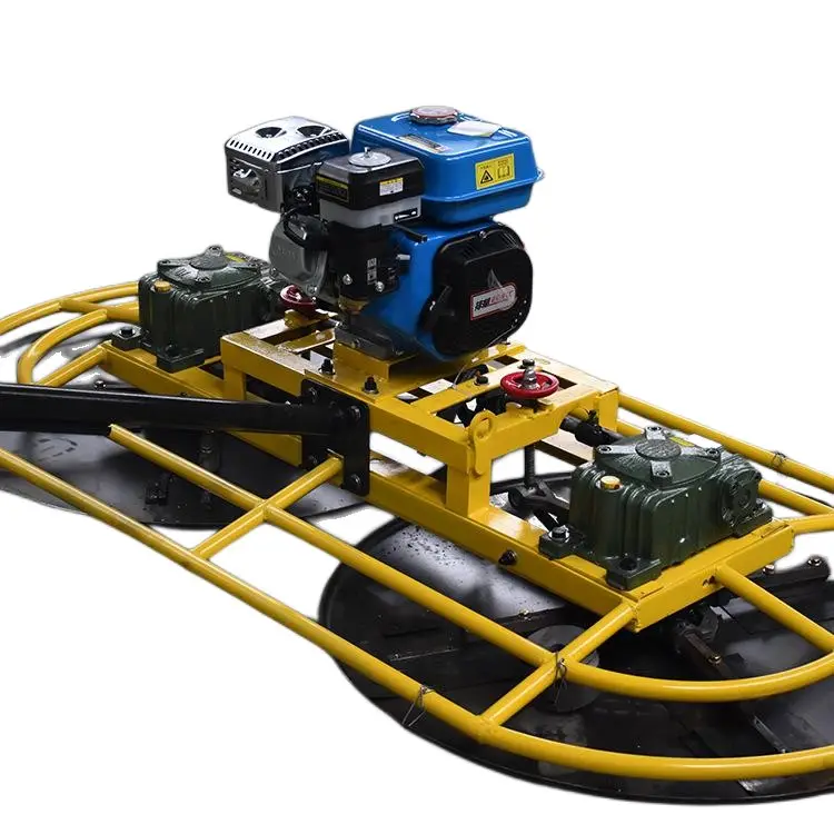 CANMAX Manufacturer Construction Machinery Tools Concrete Power Trowel Walking Double Disc Polishing Machine Polisher