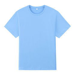 HIC Custom 170G 100% Cotton Printing Logo Tee Shirts Blank Embroidery Unisex Anti-wrin Base Layer Fitness T Shirts