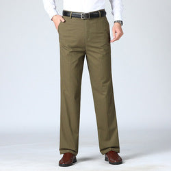 Mens Suit Pants Slim Fit Stretch Cotton Twill Work Trousers Grey Skinny Slacks Business Attire Formal Wear Chino Pants