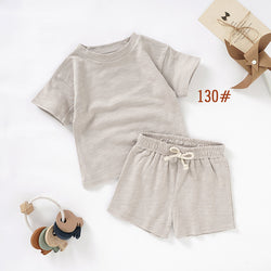 Wholesale 100% Organic Cotton Baby Clothing Set, Summer Baby Set, Baby Summer Clothes