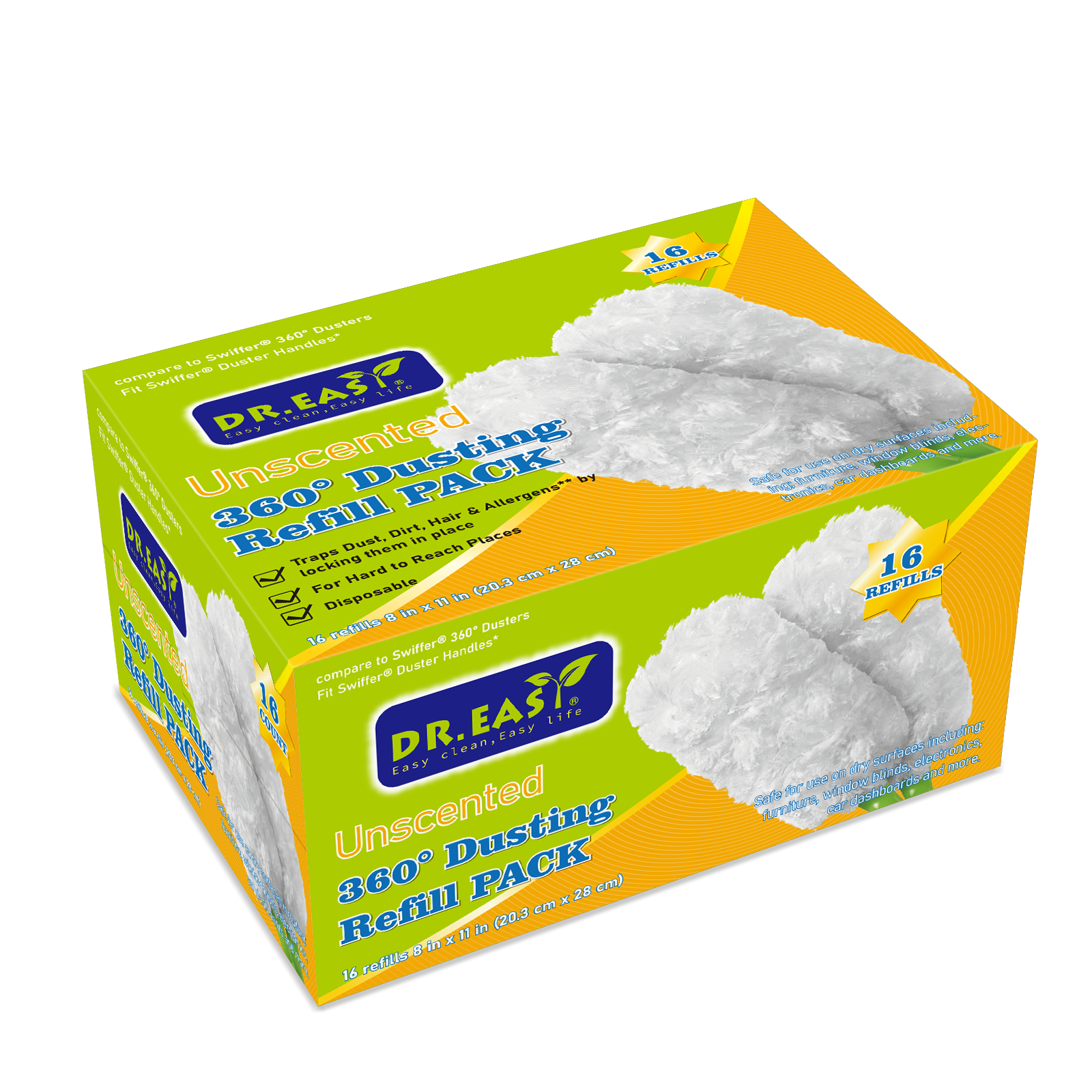 Superfine fiber gently removes surface dust factory price duster refills