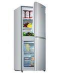 energy saving Mini Bar Fridge Double Door Refrigerator  refrigerator for homes Household Hotel Use Cooling Freezing
