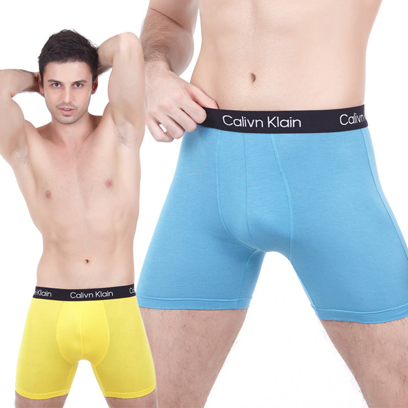 Custom Classic Stylish Comfortable Mens Underwear Men Boxer Long Boxers