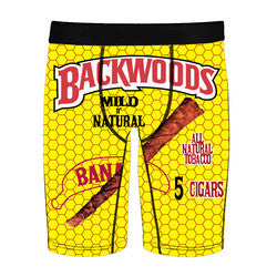 Oem Factory Quick Dry Long Boxers For Man Fashion Beach Swimsuits Full Printed Men Underwear