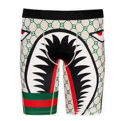 Oem Factory Quick Dry Long Boxers For Man Fashion Beach Swimsuits Full Printed Men Underwear