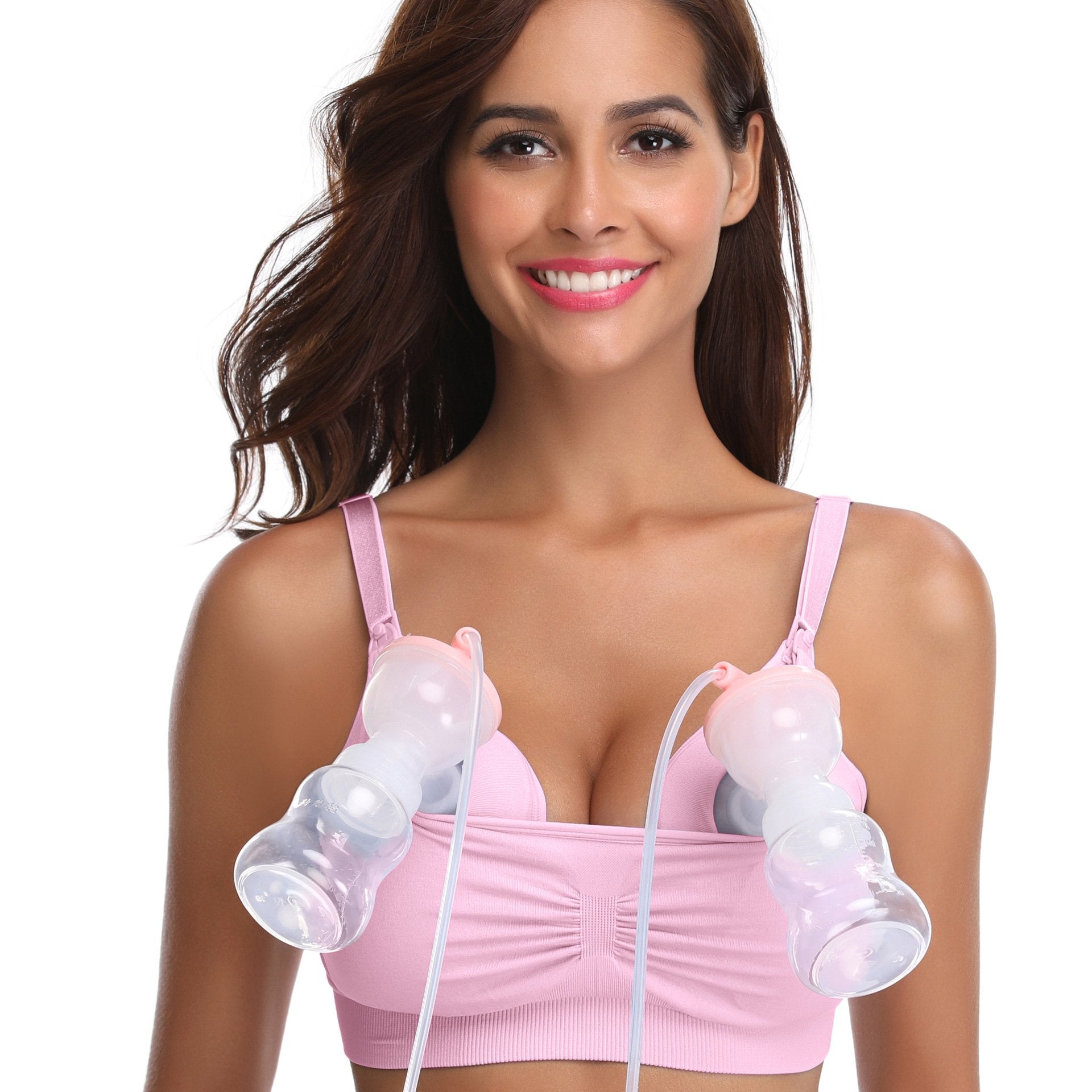 maternity nursing bra hands free pumping bra seamless nursing bra handsfree breast pump underwear for women