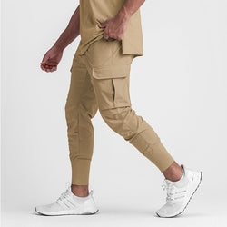 Wholesale Men Body Shaping Fitness Clothing Sports Wear Workout Jogger Gym Pants Cargo Pants Men Sweatpants Manufacturer