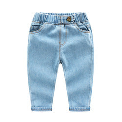 Simple Fashion Baby Boys pants jeans Cotton Jeans for Spring Children's Denim Trousers Kids Pants