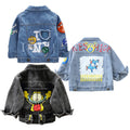 Hot-Sale Kids Cartoon Outerwear Coats Baby Boys Autumn Clothes Denim Kids Denim Jacket For Kids Spot In Bulk
