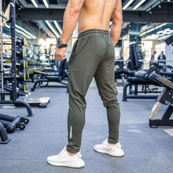 Mens Sport Slim Fit Pants Joggers Sweatpants Men Clothes Casual Streetwear Track Running Trousers for Fitness workout
