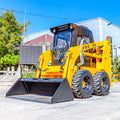 China Manufacturer Euro 5 CE EPA Small mini Skid Steer Loader 700 KG Mini Wheel Skid Loaders