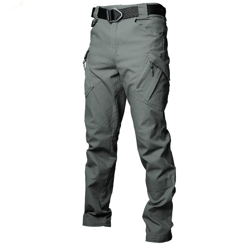 2022 Wholesale Grey Outdoor Sports Regular Fit Heavy-duty Work Trousers Mens Tactical Cargo Pants