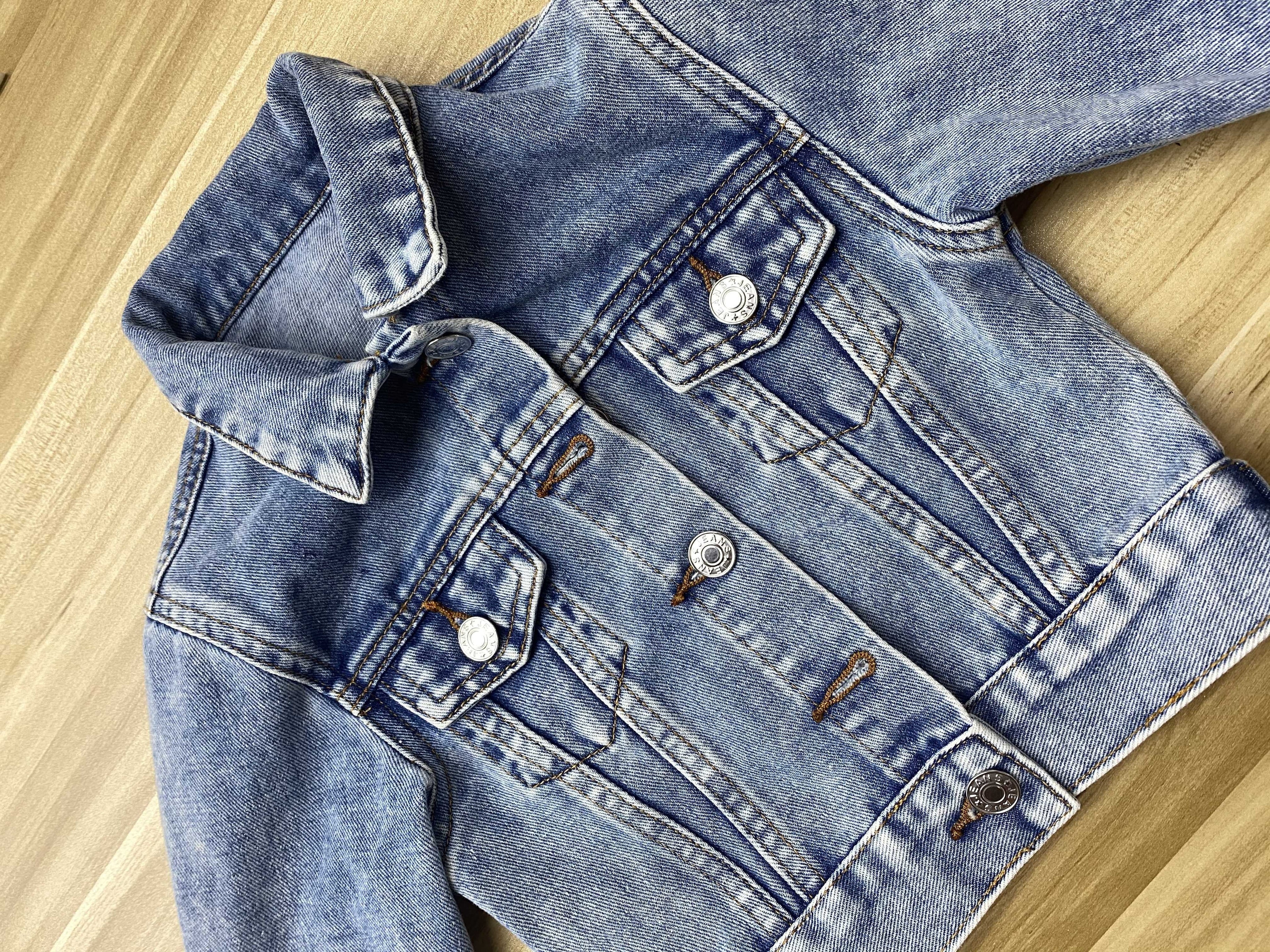 Hot Sell Neutral Simple-fit Children's Casual Denim Jacket Fashion Washed Jean Jacket For Kids